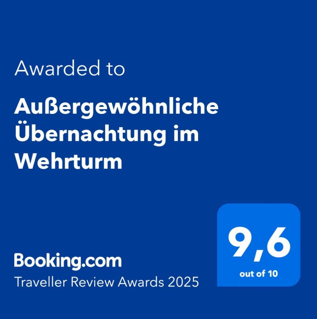 Aussergewoehnliche Uebernachtung Im Wehrturm Bad Hersfeld Exterior foto